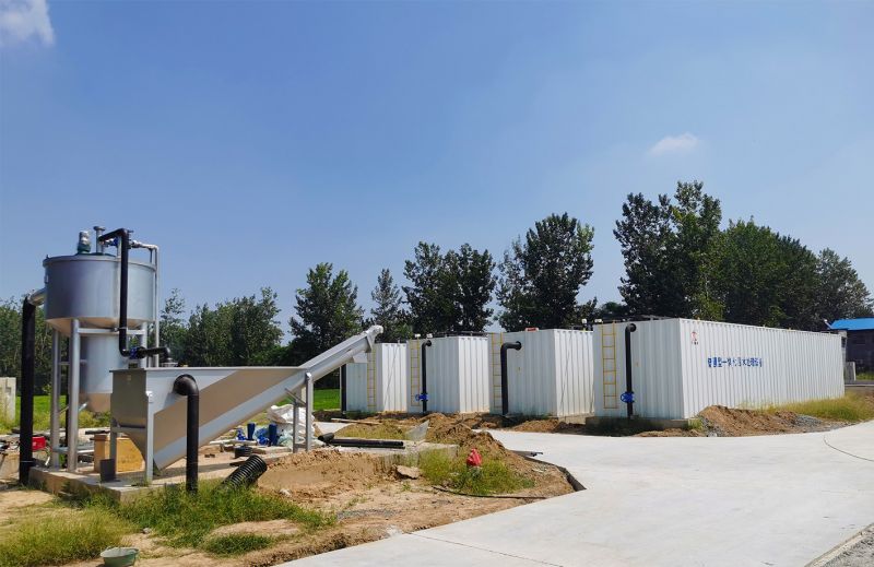 邏崗污水處理廠與柳河南污水處理廠同時完成設(shè)備安裝  進入調(diào)試階段